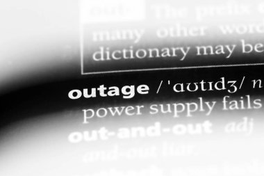 Sözlüğe kesintisine kelime. kesintisi kavramı.