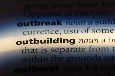 Dışarıdaki Word'de bir sözlük. Dışarıdaki kavramı.