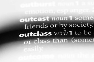 bir sözlüğü'ndeki sözcüğü outclass. kavram outclass.