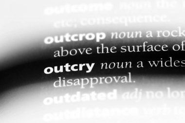 haykırış Word'de bir sözlük. haykırış kavramı.