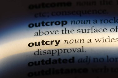 haykırış Word'de bir sözlük. haykırış kavramı.