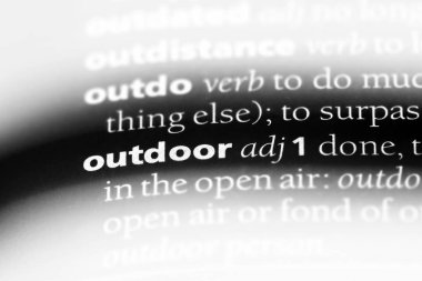 Açık tek kelimeyle bir sözlük. açık kavramı.