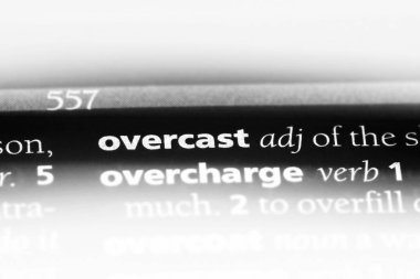 bir sözlüğü'ndeki sözcüğü bulutlu. bulutlu kavramı.