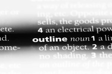 bir sözlüğü'ndeki Anahat sözcüğü. Anahat kavramı.