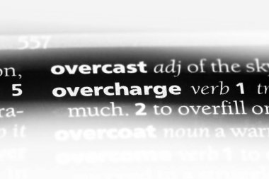 bir sözlüğü'ndeki sözcüğü aşırı şarj. kavram fahiş fiyat.