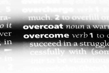 bir sözlüğü'ndeki sözcüğü üstesinden gelmek. kavram üstesinden gelmek.