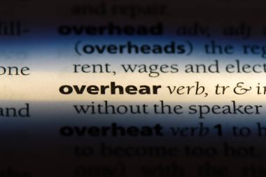 bir sözlüğü'ndeki sözcüğü kulak misafiri. kavram kulak misafiri.