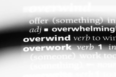 bir sözlüğü'ndeki sözcüğü aşırı sarma. kavram aşırı sarma.