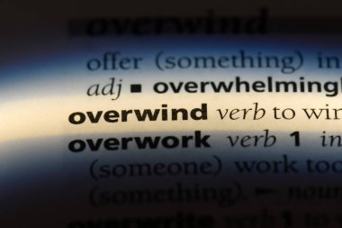 bir sözlüğü'ndeki sözcüğü aşırı sarma. kavram aşırı sarma.