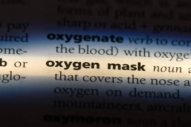 Oksijen maskesi Word'de bir sözlük. Oksijen maskesi kavramı.