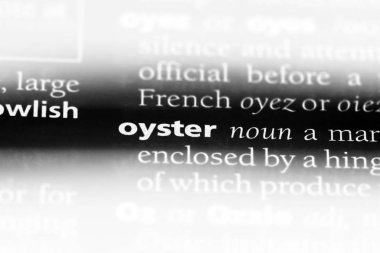 İstiridye Word'de bir sözlük. İstiridye kavramı.