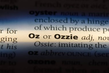 oz Word'de bir sözlük. oz kavramı.