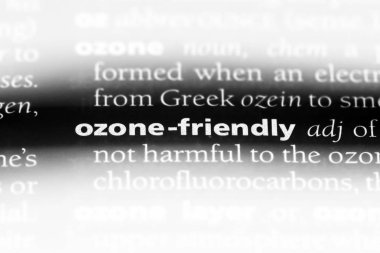 ozon dostu sözcük sözlüğe. Ozon dost kavramı.