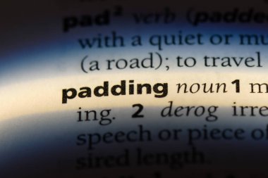 bir sözlüğü'ndeki sözcüğü doldurma. doldurma kavramı.