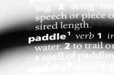 bir sözlüğü'ndeki sözcüğü kürek. kürek kavramı.