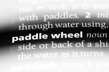 kürek tekerlek Word'de bir sözlük. kürek tekerlek kavramı.