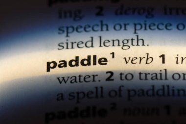 bir sözlüğü'ndeki sözcüğü kürek. kürek kavramı.