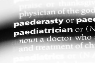 Çocuk doktoru Word'de bir sözlük. Çocuk doktoru kavramı.