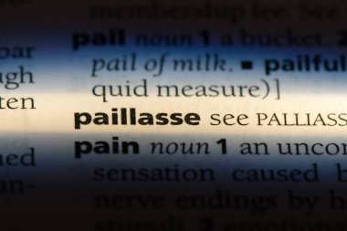 Paillasse sözcük sözlüğe. Paillasse kavramı.