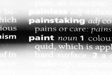 bir sözlüğü'ndeki sözcüğü boya. boya kavramı.