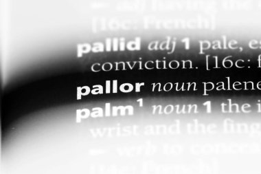 solgunluk Word'de bir sözlük. solgunluk kavramı.