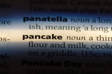 bir sözlüğü'ndeki sözcüğü gözleme. gözleme kavramı.