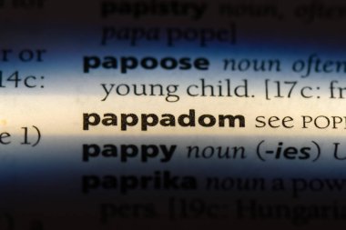 pappadom sözcük sözlüğe. pappadom kavramı.
