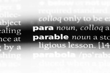 mesel Word'de bir sözlük. mesel kavramı.