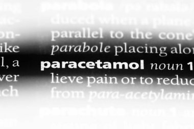 Parasetamol Word'de bir sözlük. Parasetamol kavramı.