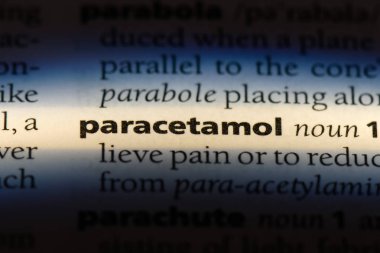 Parasetamol Word'de bir sözlük. Parasetamol kavramı.
