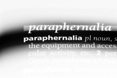 gereçlerinin Word'de bir sözlük. gereçlerinin kavramı.