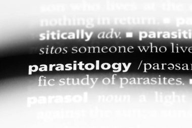 Parazitoloji Word'de bir sözlük. Parazitoloji kavramı.