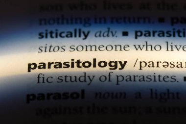 Parazitoloji Word'de bir sözlük. Parazitoloji kavramı.