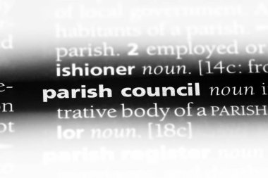 bir sözlüğü'ndeki Parish Konsey sözcüğü. Bucak Belediye kavramı.