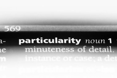 özelliği Word'de bir sözlük. özelliği kavramı.