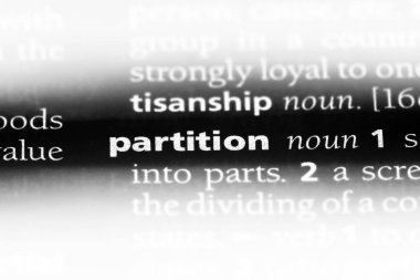 Bölüm Word'de bir sözlük. Bölüm kavramı.