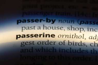 bir sözlüğü'ndeki ötücü sözcüğü. Ötücü kavramı.