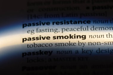 Pasif sigara Word'de bir sözlük. Pasif sigara kavramı.