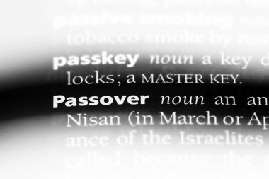 Fısıh Word'de bir sözlük. Fısıh kavramı.