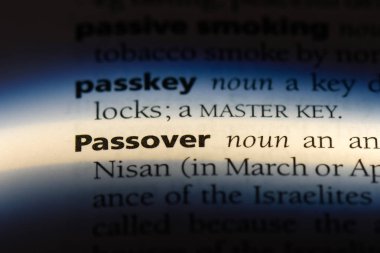 Fısıh Word'de bir sözlük. Fısıh kavramı.