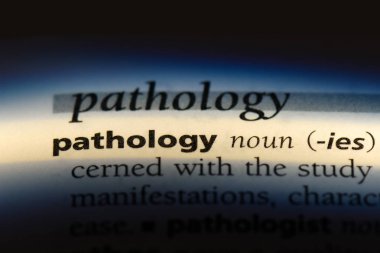 Patoloji Word'de bir sözlük. Patoloji kavramı.