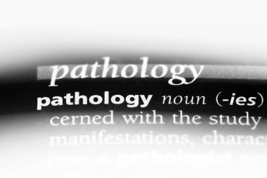 Patoloji Word'de bir sözlük. Patoloji kavramı.