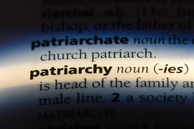 ataerkil Word'de bir sözlük. ataerkil kavramı.