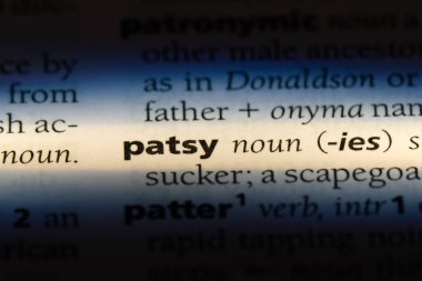 Patsy Word'de bir sözlük. Patsy kavramı.