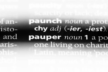 bir sözlüğü'ndeki fakir sözcüğü. fakir kavramı.