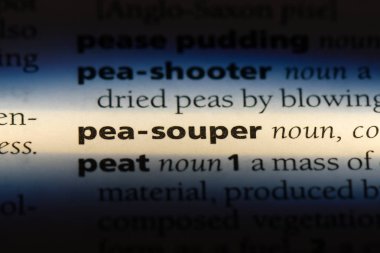 bezelye souper Word'de bir sözlük. bezelye souper kavramı.