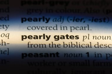 Cennetin Word'de bir sözlük. Cennetin kavramı.