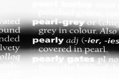 bir sözlüğü'ndeki inci sözcüğü. inci kavramı.