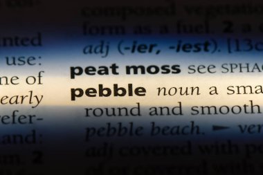 çakıl Word'de bir sözlük. çakıl taşı kavramı.