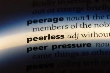 eşsiz tek kelimeyle bir sözlük. eşsiz konsepti.